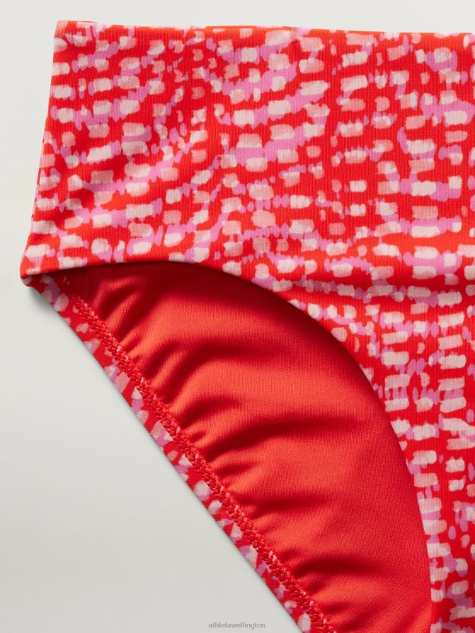 Athleta Women Hudson Red Clean Full Swim Bottom TZB4L0870