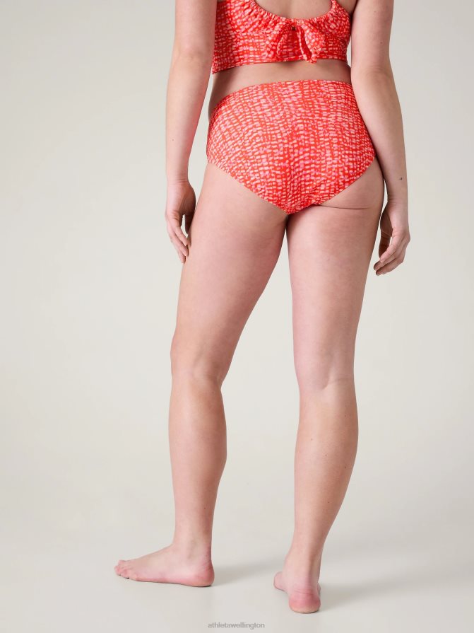 Athleta Women Hudson Red Clean Full Swim Bottom TZB4L0870