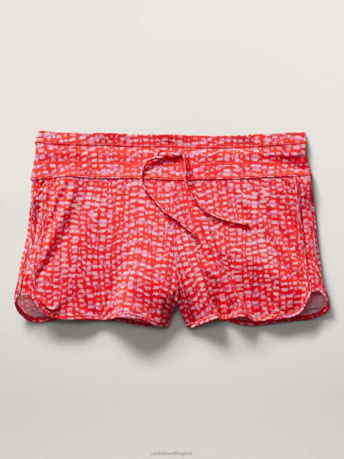 Athleta Women Hudson Red Surge Swim Short TZB4L0794