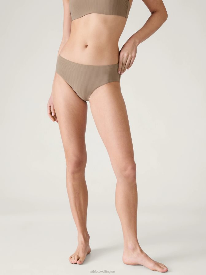 Athleta Women Pyrite Rib Clean Full Swim Bottom TZB4L0824