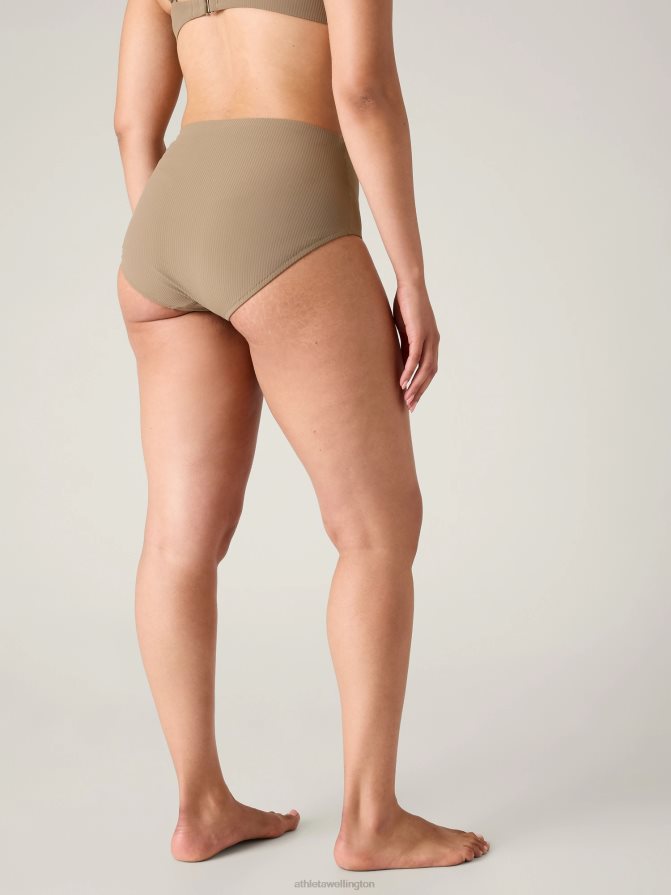 Athleta Women Pyrite Rib Clean Full Swim Bottom TZB4L0824