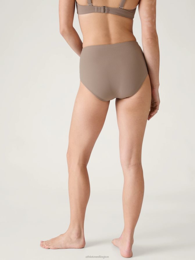 Athleta Women Pyrite Rib High Waist Swim Bottom TZB4L0905