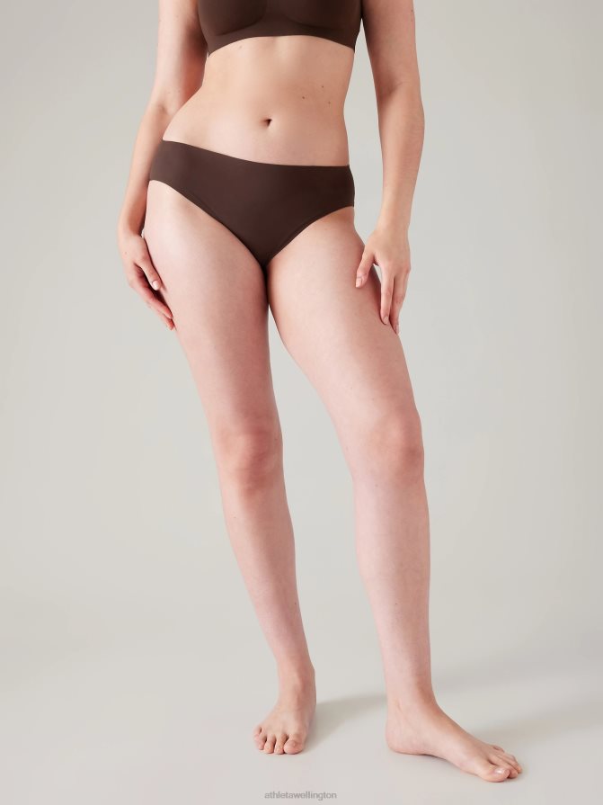 Athleta Women Toasted Brown Ritual Bikini Underwear TZB4L0707