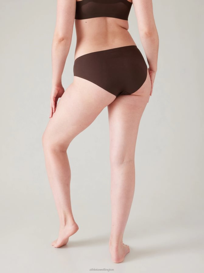 Athleta Women Toasted Brown Ritual Bikini Underwear TZB4L0707