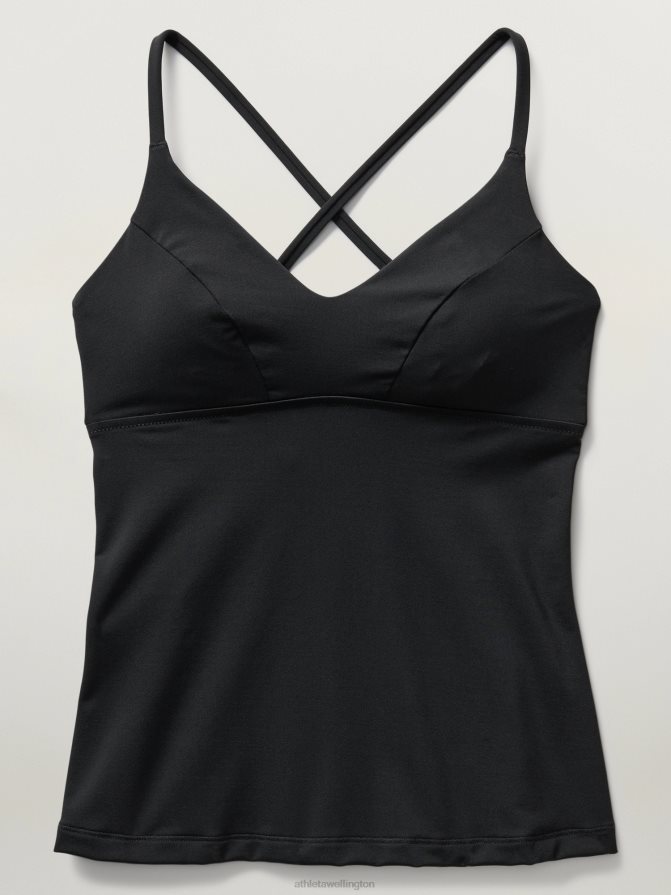 Athleta Women Black Triangle Tankini A-C TZB4L0943