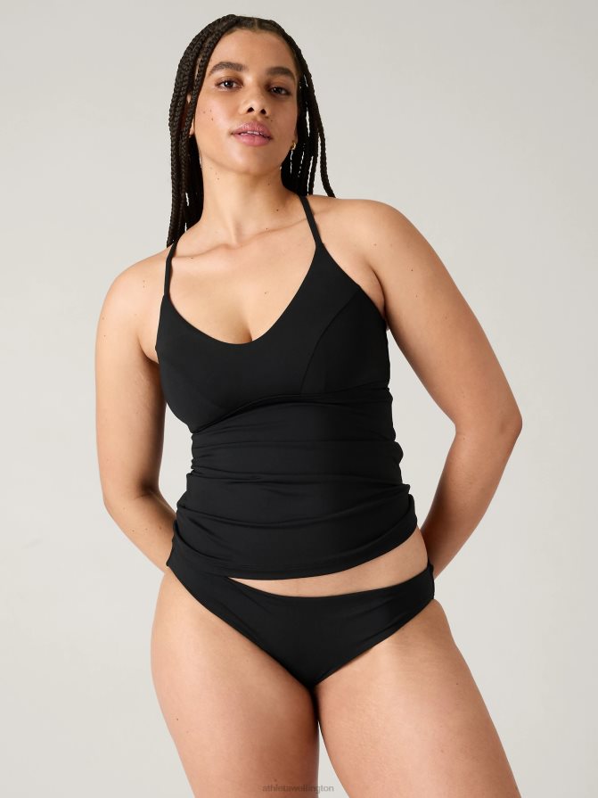 Athleta Women Black Triangle Tankini A-C TZB4L0943