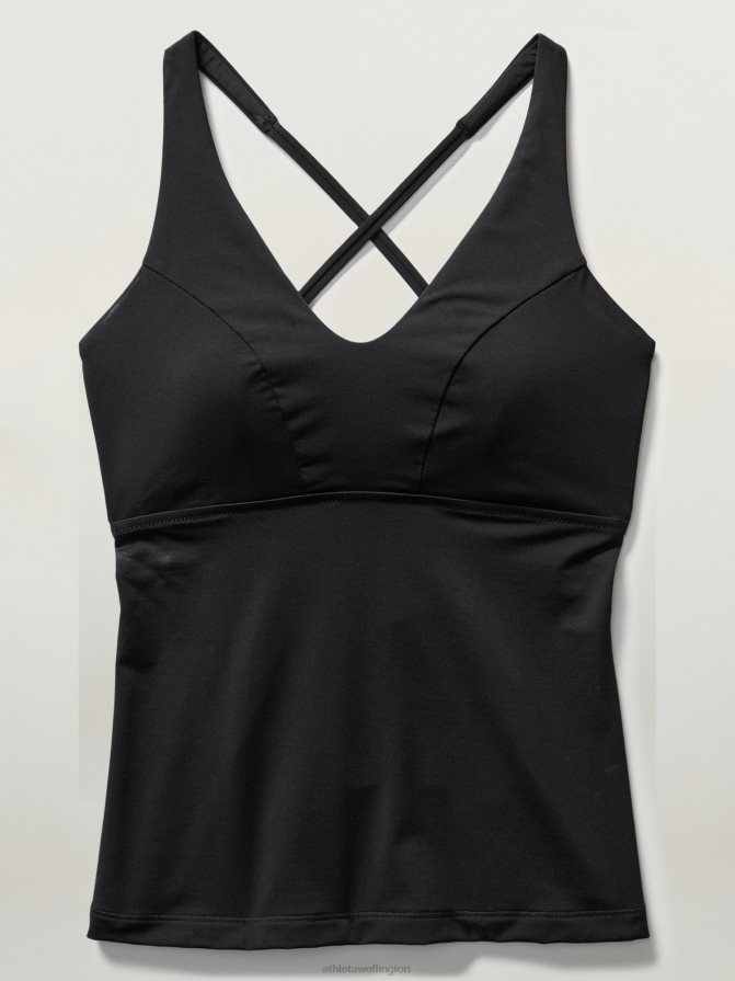 Athleta Women Black Triangle Tankini D-DD TZB4L0947