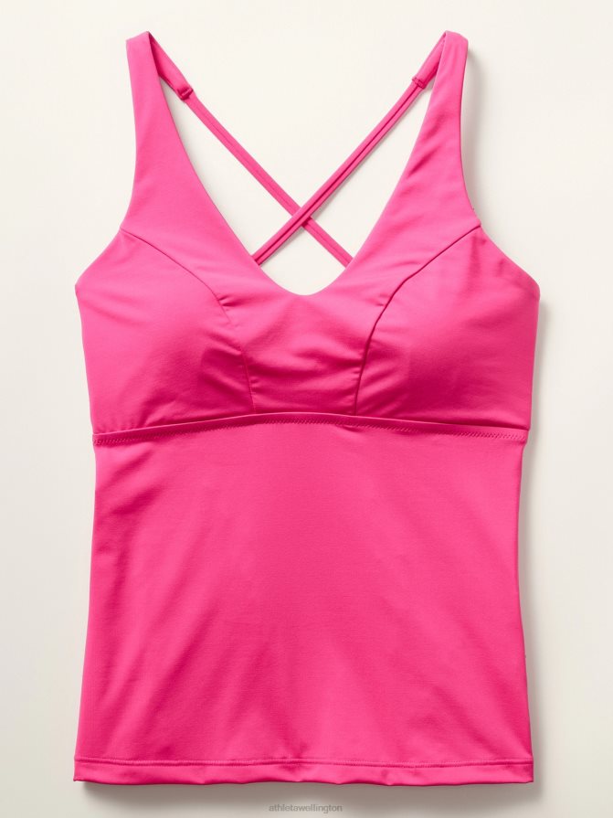 Athleta Women Tulip Pink Triangle Tankini D-DD TZB4L0840